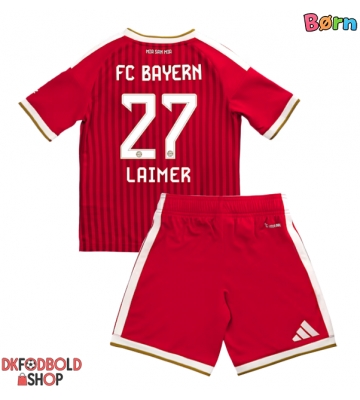 Bayern Munich Konrad Laimer #27 Hjemmebanesæt Børn 2026-27 Kort ærmer (+ korte bukser)
